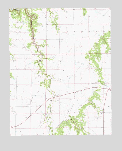 Trementina Canyon, CO USGS Topographic Map