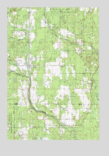 Trenary, MI USGS Topographic Map