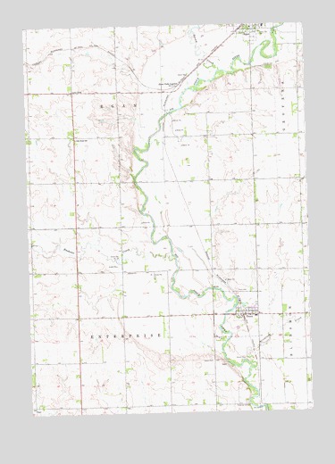 Trent, SD USGS Topographic Map