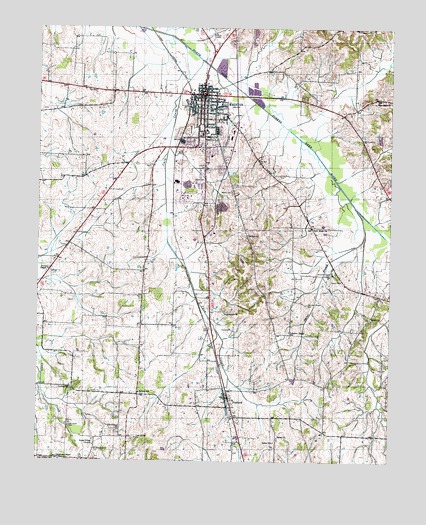 Trenton, TN USGS Topographic Map