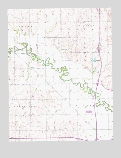 Trenton, KS USGS Topographic Map