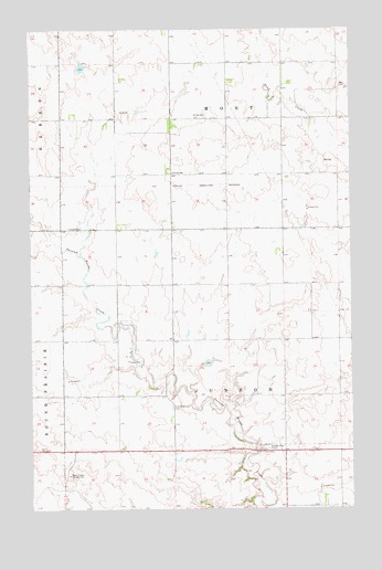 Trenton NE, ND USGS Topographic Map
