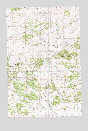 Blue Stone Peak, MT USGS Topographic Map