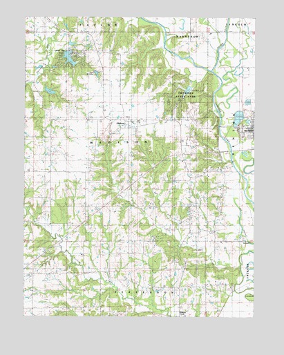 Trenton West, MO USGS Topographic Map