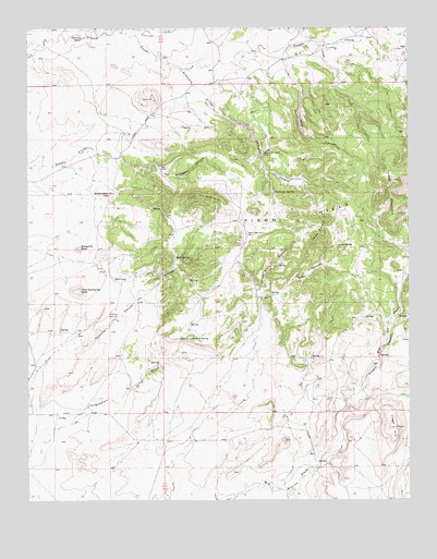 Tres Hermanos Peak, NM USGS Topographic Map