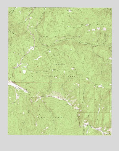 Tres Ritos, NM USGS Topographic Map