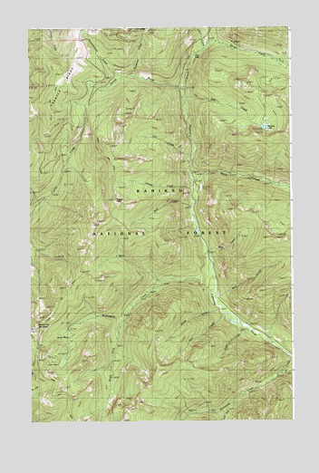 Trestle Peak, ID USGS Topographic Map