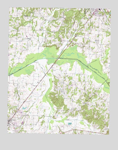 Trezevant East, TN USGS Topographic Map
