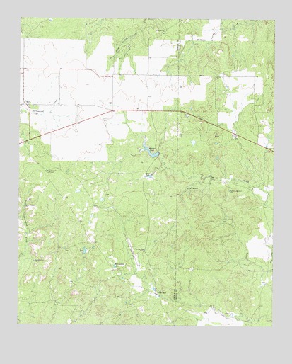 Triangle Ranch, TX USGS Topographic Map