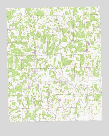 Tribbey, OK USGS Topographic Map