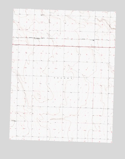 Tribune NW, KS USGS Topographic Map