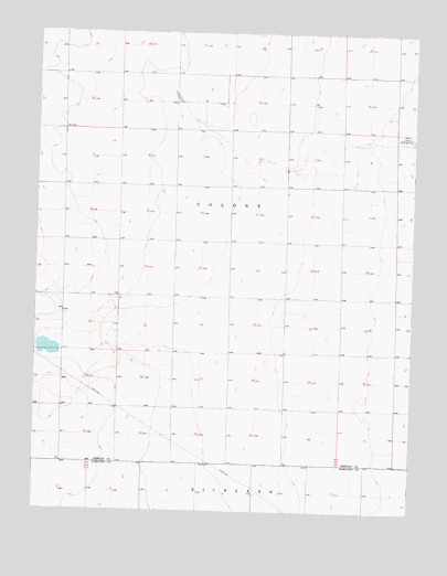 Tribune SW, KS USGS Topographic Map