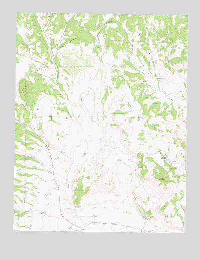 Trickle Mountain, CO USGS Topographic Map
