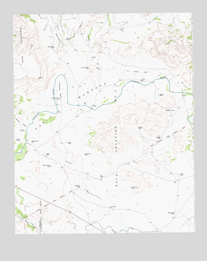 Trinchera Creek, NM USGS Topographic Map