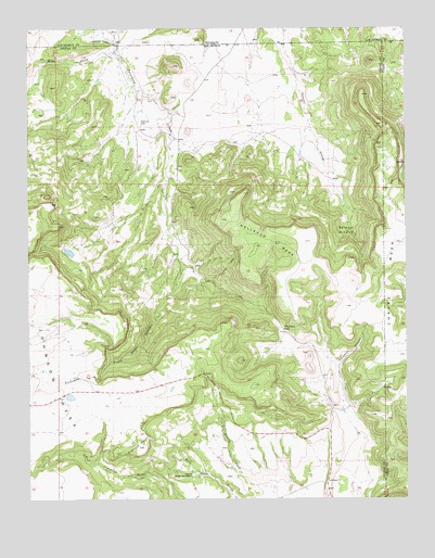 Trinchera Pass, NM USGS Topographic Map