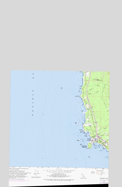 Trinidad, CA USGS Topographic Map