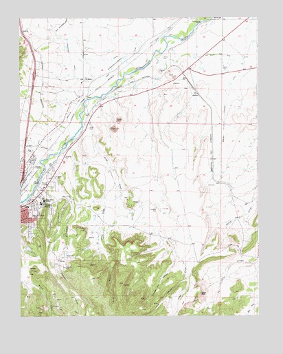 Trinidad East, CO USGS Topographic Map