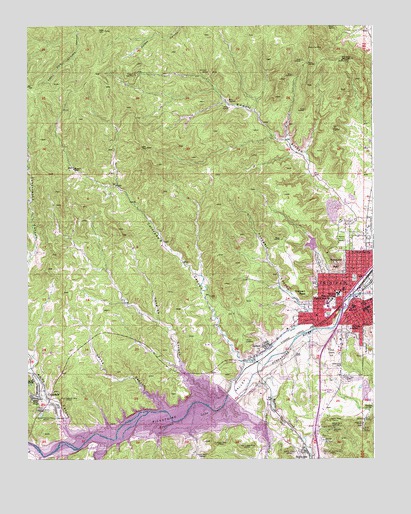 Trinidad West, CO USGS Topographic Map