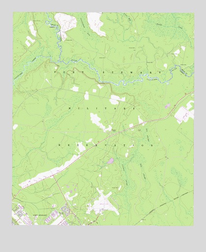 Trinity, GA USGS Topographic Map