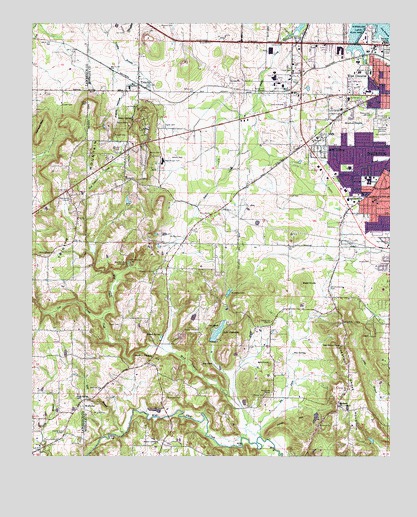 Trinity, AL USGS Topographic Map
