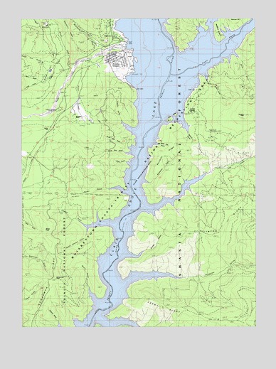 Trinity Center, CA USGS Topographic Map