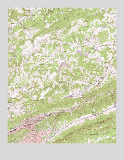 Bluefield, WV USGS Topographic Map