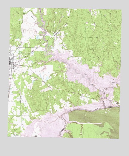 Trinity East, TX USGS Topographic Map