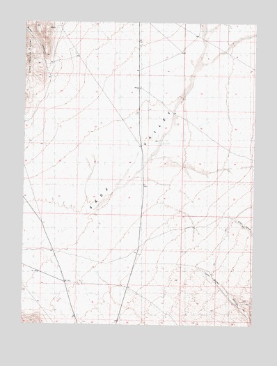 Trinity Pass NW, NV USGS Topographic Map