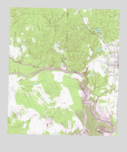 Trinity West, TX USGS Topographic Map