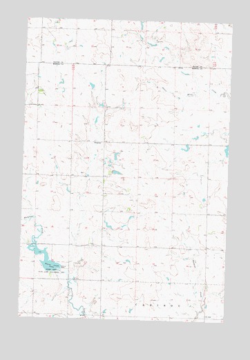 Bluegrass, ND USGS Topographic Map