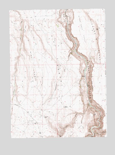 Triplet Butte, ID USGS Topographic Map