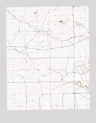 Tripod Mountain, NM USGS Topographic Map