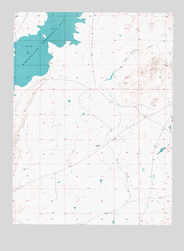 Bluegrass Wells, WY USGS Topographic Map