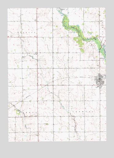 Tripoli, IA USGS Topographic Map