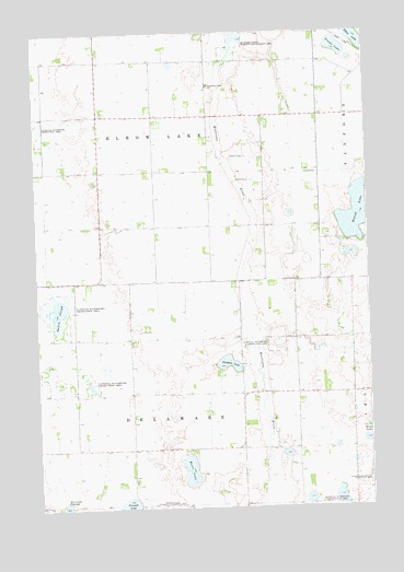 Trisko Lake, MN USGS Topographic Map
