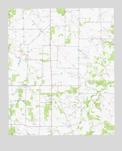 Bluegrove, TX USGS Topographic Map