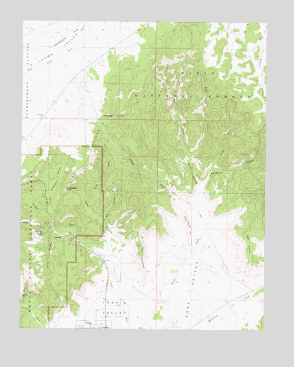 Tropic Canyon, UT USGS Topographic Map