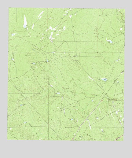 Trosado Tank, TX USGS Topographic Map