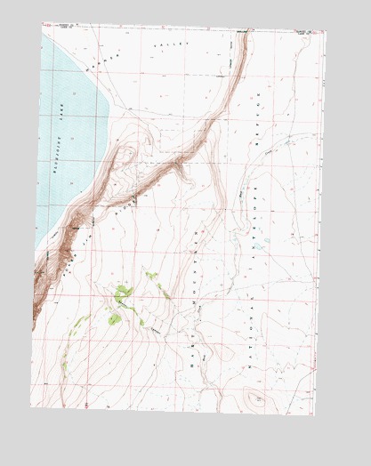 Bluejoint Lake East, OR USGS Topographic Map