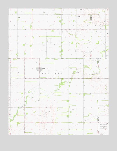 Trousdale, KS USGS Topographic Map