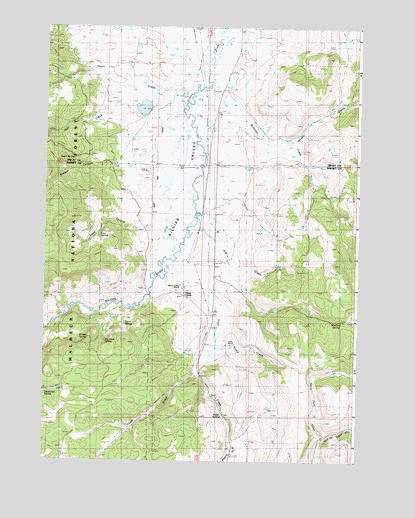 Trout Creek, OR USGS Topographic Map