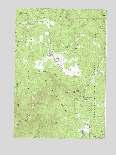 Trout Meadows, OR USGS Topographic Map