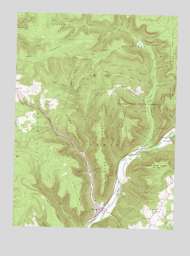 Trout Run, PA USGS Topographic Map