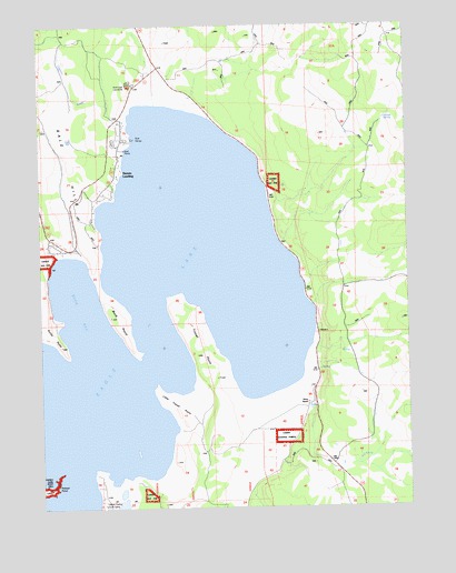 Troxel Point, CA USGS Topographic Map