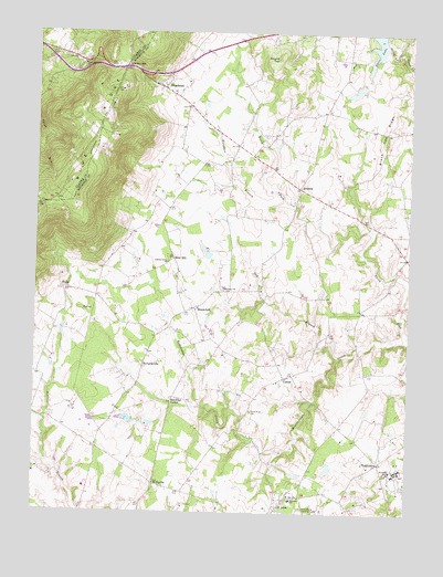 Bluemont, VA USGS Topographic Map