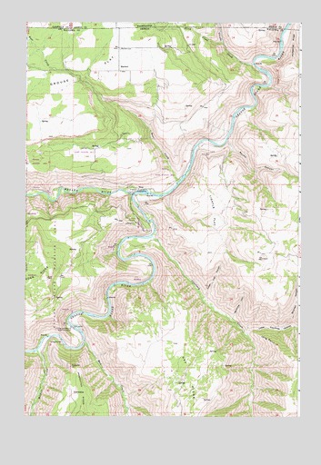 Troy, OR USGS Topographic Map