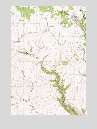 Troy, ID USGS Topographic Map