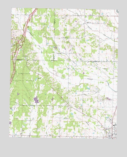 Troy SE, MS USGS Topographic Map