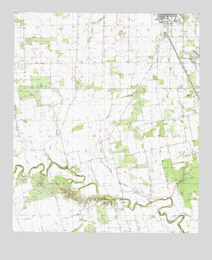 Truby, TX USGS Topographic Map