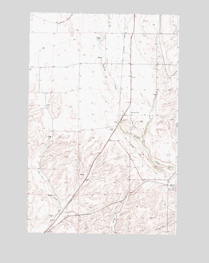 Bluestem, WA USGS Topographic Map